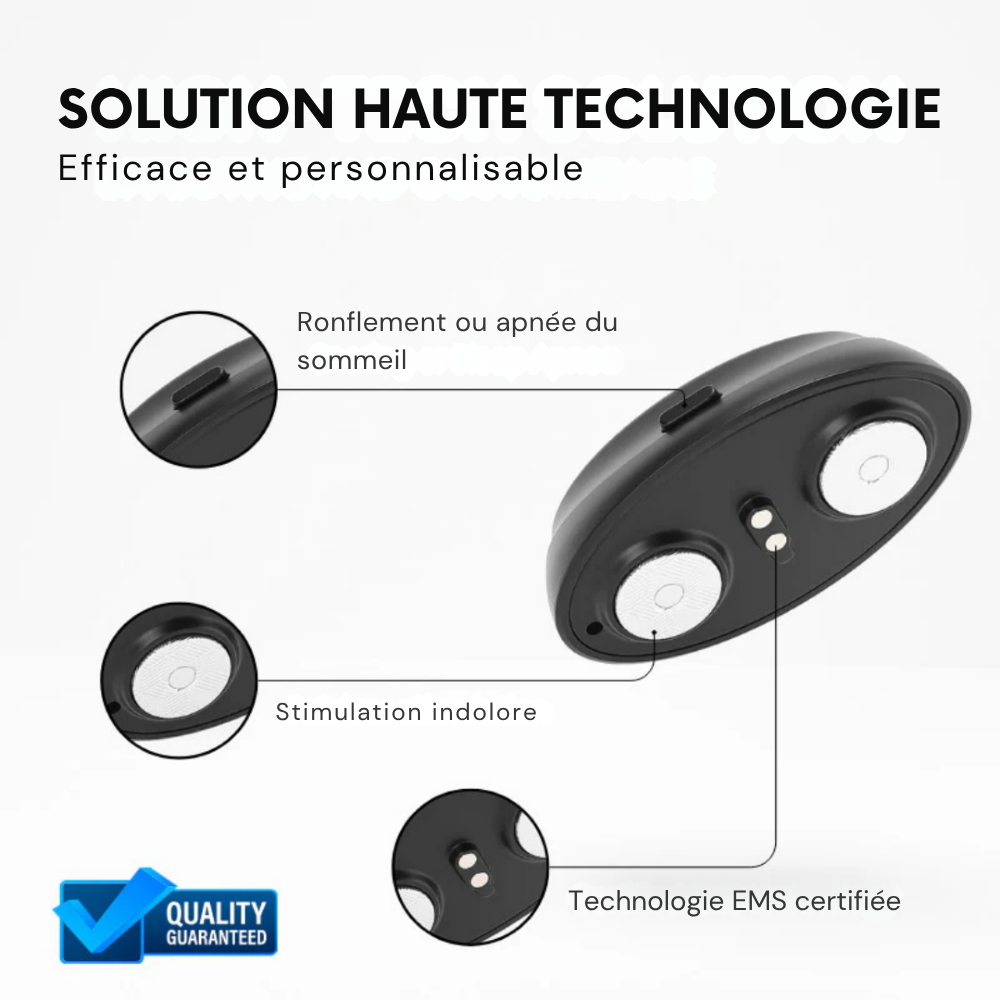 Neurovia PulseAir | Appareil Intelligent de Neurostimulation Anti-Ronflement